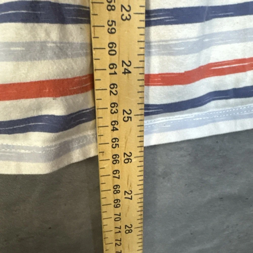 Girls Tommy Bahama Red White Blue Striped Dress Tie Knot Front Sz 7